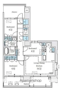 GRANPASEO丸の内【6階】の間取り