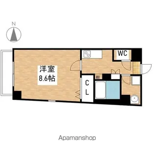 スカイコート葵【2階】の間取り