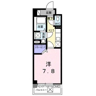 名取飯野坂壱番館【3階】の間取り