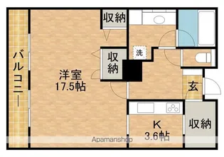 D’Sタワー【22階】の間取り