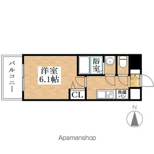 プレサンス尾張一宮ジュレア【8階】の間取り