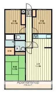 立川リムエール【3階】の間取り