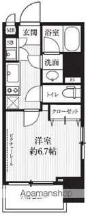 HF北四番丁レジデンス【5階】の間取り