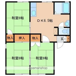 ハイツ相沢【2階】の間取り