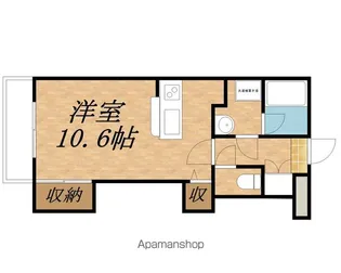 アライブⅠ【110号室】の間取り