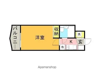 メゾン・ド・プレミス【107号室】の間取り