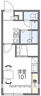 レオパレスAYE.Ⅱ【205号室】の間取り