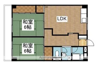 第三倉田ビル【3階】の間取り