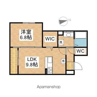 エポラール東別院【3階】の間取り