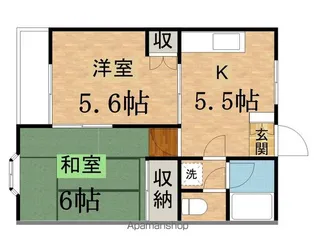 ホワイトヴィラ【1階】の間取り