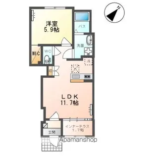 パルティーダ・T【107号室】の間取り