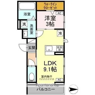 CELESTE(セレスト)【2階】の間取り