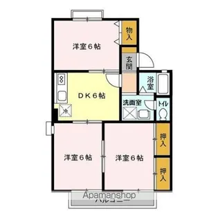 セジュール五井 C【2階】の間取り