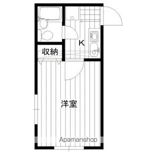 ジュネパレス新松戸第45【2階】の間取り