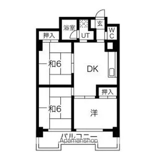 メゾンド徳川苑【2階】の間取り