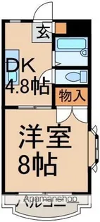 カーサ恵【1階】の間取り