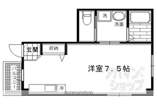 クレール綾小路【201号室】の間取り