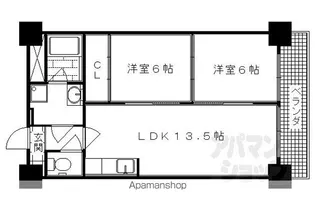 光和ビル松本【405号室】の間取り