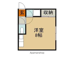 リバティハウス【107号室】の間取り