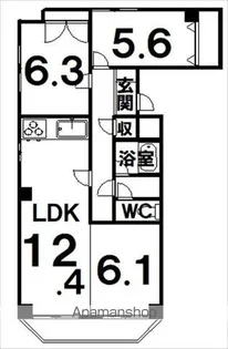 3LDKの間取り画像