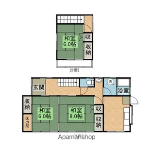 岩手県紫波郡矢巾町大字高田第12地割【一戸建】の間取り