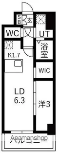 メイクスアート浄心【2階】の間取り
