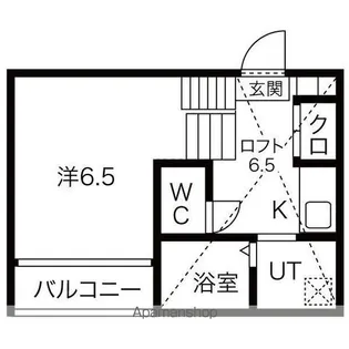 VILLA CLELIA【101号室号室】の間取り
