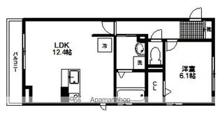 HIGH ACE 桜坂【201号室】の間取り