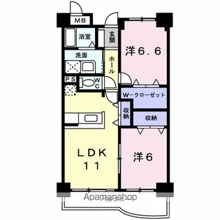 デスパシオ【3階】の間取り