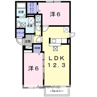 AUTANA アウタナ【1階】の間取り