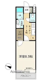 LANCHE【201号室】の間取り