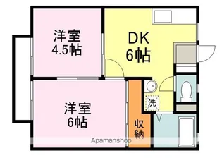 サンライフ高屋A【2階】の間取り