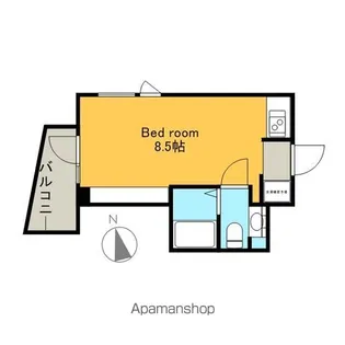 レジディア市谷薬王寺【6階】の間取り