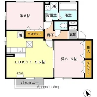 MOMO HOUSE II【1階】の間取り