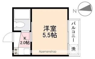 近江ハイツ【3階】の間取り