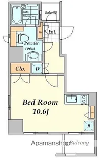 キャッツ原宿【7階】の間取り