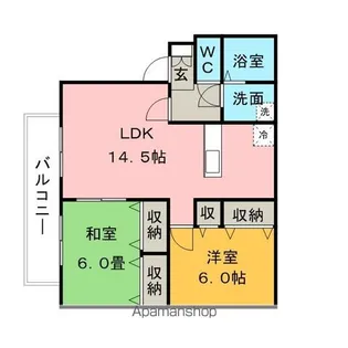 ファミール【1階】の間取り