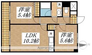 メゾン「サロム」【10階】の間取り