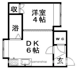 メゾンルピナス【206号室】の間取り