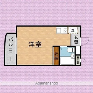 大栄志木パレス【2階】の間取り