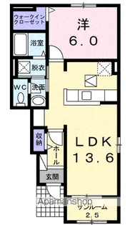 ラフィーネ【1階】の間取り