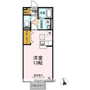 フルジェンテ太田【1階】の間取り