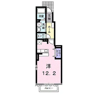 サンモールけやき通りA【1階】の間取り