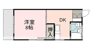 第二北ビューハイツ【101号室】の間取り