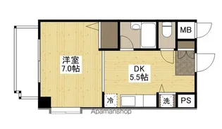 竹屋町原野ビル【9階】の間取り