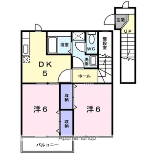 グランシャリオⅠ【2階】の間取り