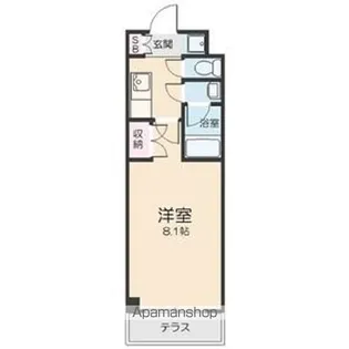 グリーンヴィレッジ名東【1階】の間取り