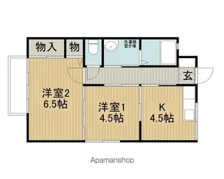 コーポウェイラ53【101号室】の間取り