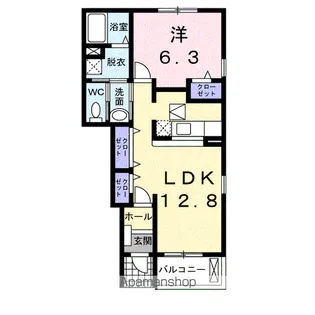セレニテ【1階】の間取り