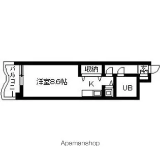 ライオンズマンション一番町【603号室】の間取り